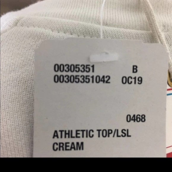 NWT Forever 21 Long Sleeve Cotton Cropped Sweatshirt - Picture 4 of 7